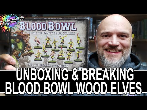 Blood Bowl Athelorn Avengers Team - Unboxing and Review