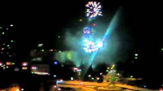 preview picture of video 'SILVESTER 2010-2011 FIREWORKS, Orlova, CZ'