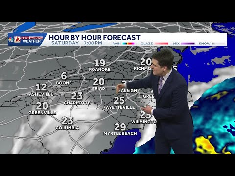 Winter Storm Watch: Snow and bitter cold for North Carolina this weekend