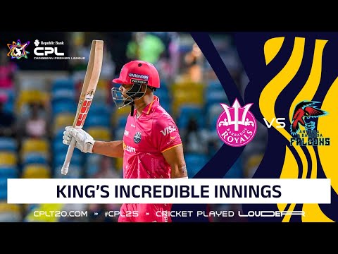 Brandon Kings Hits HUGE 98 vs The Falcons! | CPL 2025