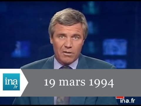 8 p.m. France 2 from March 19, 1994 - Cantonal elections - INA Archive