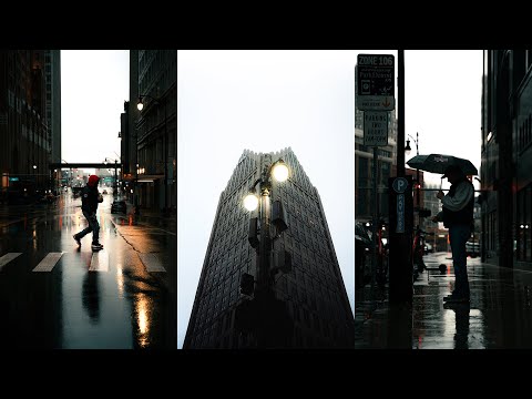 37 Minutes of Rainy Street Photography (4K POV)