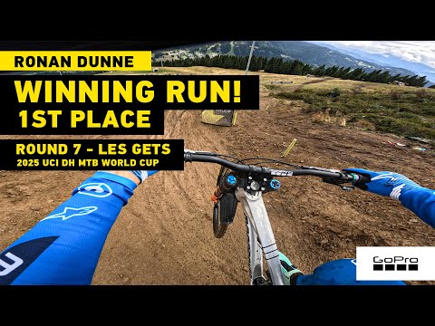 GoPro: FULL GAS! Ronan Dunne Winning Run - Les Gets - '25 UCI DH MTB World Cup