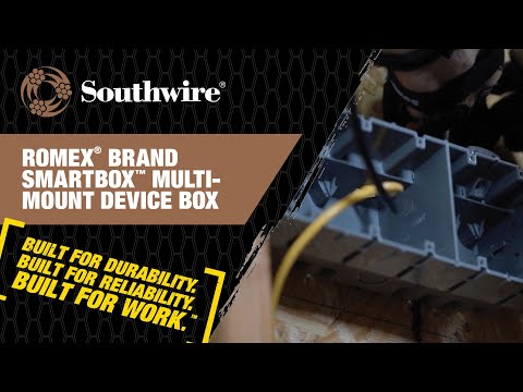 Southwire® Romex® Brand SmartBox™ Multi-Mount Device Box