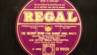 One Alone & The Desert Song - Jack Payne and his Hotel Cecil Orchestra