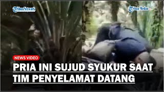 Download lagu Dihampiri Petugas Penyelamat, Seorang Pria Sujud Syukur Saat Terjebak Banjir Seorang Diri mp3