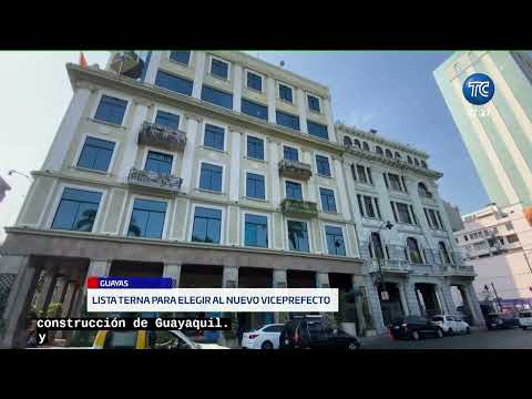 Terna para viceprefecto del Guayas