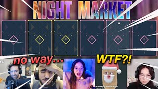 valorant streamers react to their *NIGHT MARKETS* (feb 2023)