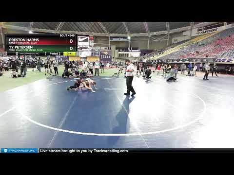 102 Lbs Cons. Round 1 - Preston Harms, Simley Wrestling Club Vs Ty Petersen, Team Idaho Wrestling