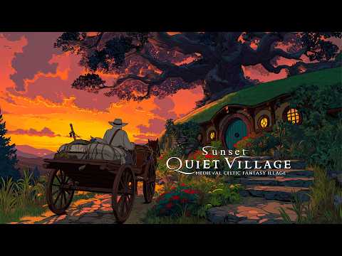 Sunset at the Quiet Old Village | Medieval Music for Peace, Calm & Emotional Healing