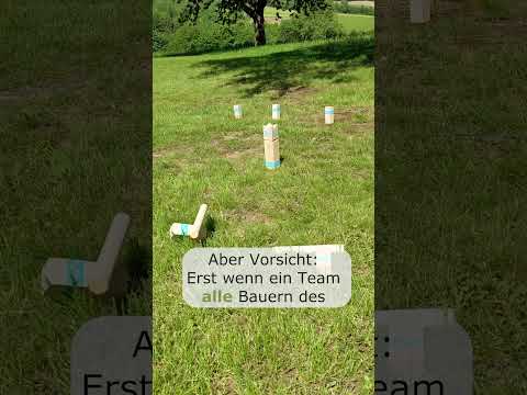 Outdoor-Spiel Wikinger Kubb