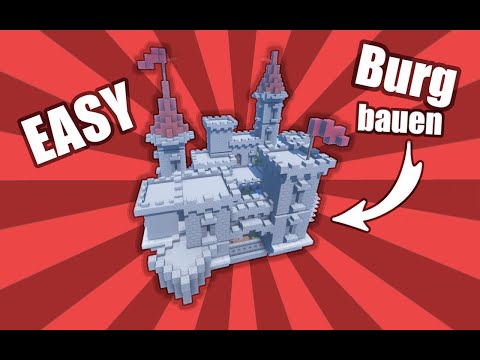 Minecraft Burg bauen 🏰 Burg bauen in Minecraft | Tutorial | Java / MCPE / BEDROCK | LoTooS