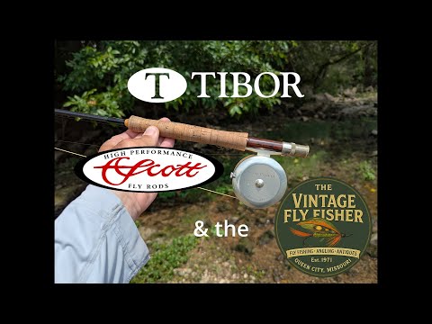 Tibor Light Spring Creek CL w/ Scott G Series 8'8" 2wt#thevintageflyfisher #tiborreels #scottflyrods