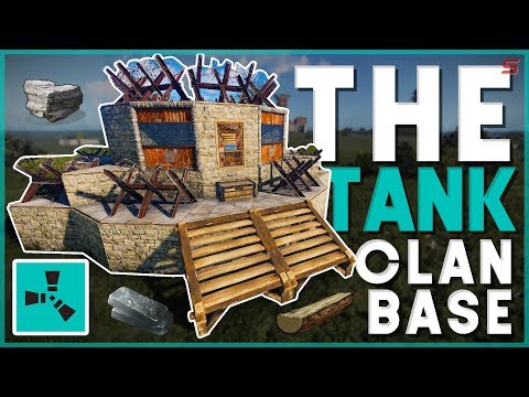 RUST | OP CLAN BUNKER BASE DESIGN "THE TANK"! | Building 3.2