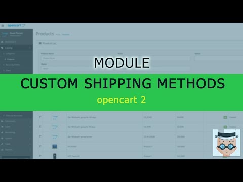 Overview of Custom Shipping Methods for Opencart 2