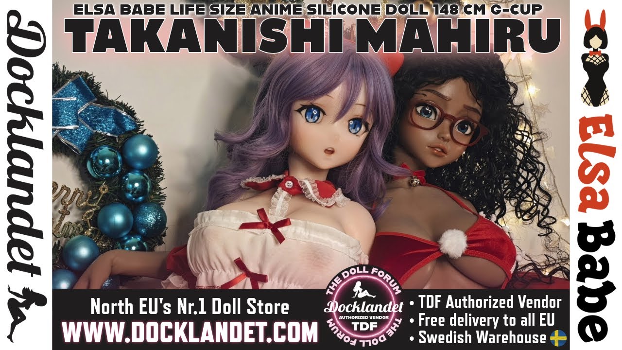 Christmas Anime Doll "Takanashi Mahiru" - 148 cm Cartoon Style Realistic Silicone [Elsa Babe Doll] 1