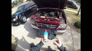 Ford Ranger Timing Cover Coolant Leak Repair with Blue Devil Head Gasket Sealant