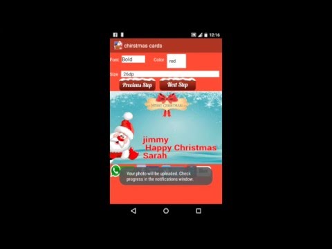 Christmas Card Maker Video