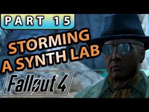 FALLOUT 4 Gameplay Walkthrough Part 15 - SYNTH LAB WITH DEACON