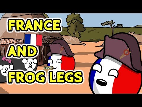 アフリカの植民地化とフランスの食生活 - Countryballs (Africa's colonization and France eating habits - Countryballs)