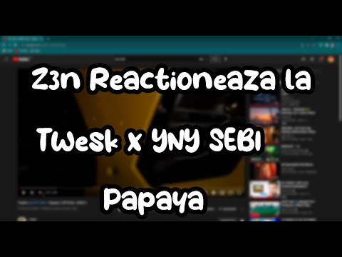 Z3n reactioneaza la Twesk x @YNY Sebi - Papaya ( OFFICIAL VIDEO )