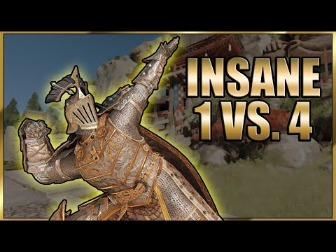 The most Insane 1 vs. 4 you see in a while with Lawbringer | #ForHonor