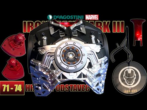 Konečně pořádná nálož dílů pro Iron Man Mark III Část 71. - 74.  Big Scale Model Od De Agostini