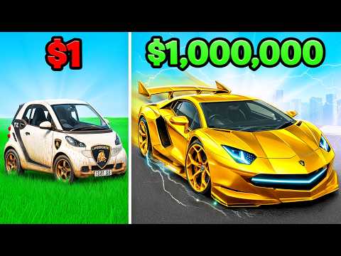 $1 to $1,000,000 Lamborghini in GTA 5!
