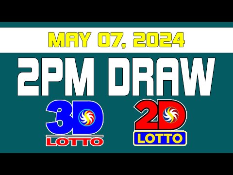 2PM Draw Lotto Draw Result Today May 07, 2024 [Swertres Ez2]