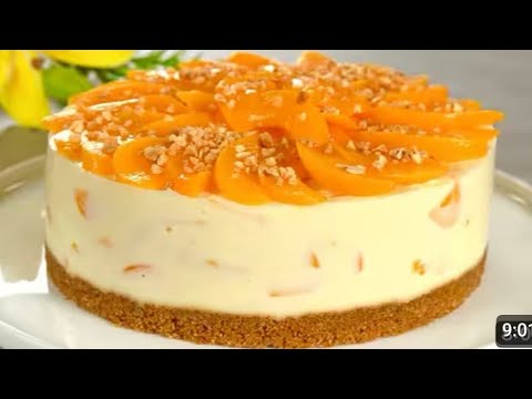 ¡Bate la leche condensada Con los Duraznos!!Muy cremoso,SIN HORNO!!!Muy fácil