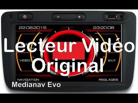 Lecteur Vidéo original pour medianav EVO 9.1.3 9.1.1 8.0.5 7.0.5 6.0.4 6.0.3