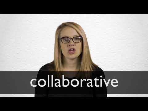How to pronounce COLLABORATIVE in British English