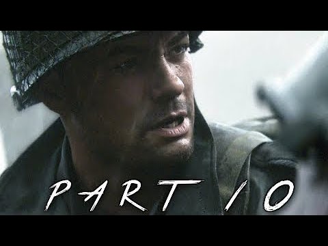 Call of Duty WWII Walkthrough Gameplay Part 10 - Ambush - Campaign Mission 10 (COC: WWII)