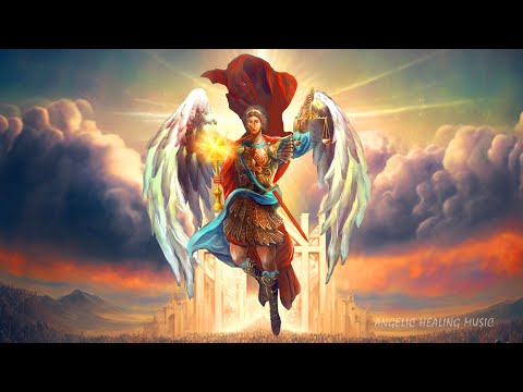 Archangel Michael Clearing All Dark Energy From Your Aura With Alpha Waves, Angelic Healing Music