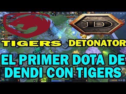 EL PRIMER DOTA OFICIAL DE DENDI CON TIGERS EN LA DREAMLEAGUE | DOTA 2 COSAS