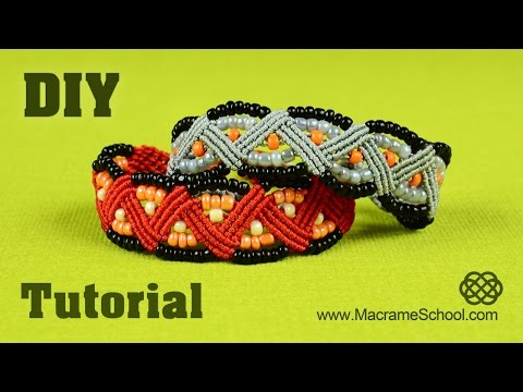 Spiral Macrame Patterns DIY Macrame Spiral Bracelets