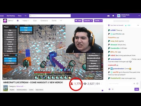 I caught this Twitch streamer HACKING AGAIN on my Minecraft server LIVE..