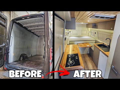 Camper van conversion full build timelapse | vw crafter