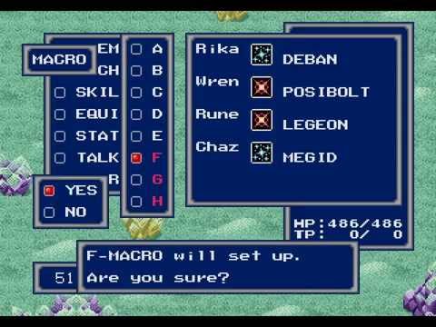 Phantasy Star 4 - The End Of The Millenium - Combos