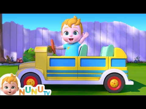 Wheels On The Bus | EP 074 | Nursery Rhymes & Kids Songs | NuNu Tv