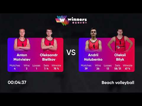 05:10 A. Matvieiev / O. Bielikov - A. Holubenko / O. Bilyk 07.10.2022 | Winners Beach Volleyball