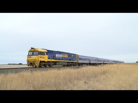 "The Overland" JBRE Passenger Train (6AM8) - PoathTV Australian Railways