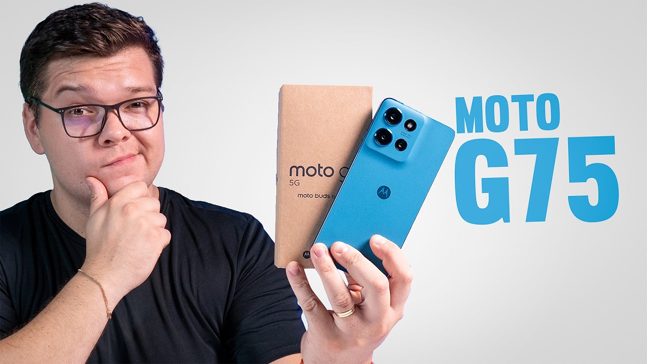 AGORA SIM! Chegou o Moto G75 com IP68