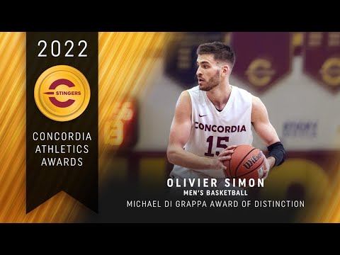 MBB - 2022 Michael Di Grappa Award of Distinction - Olivier Simon