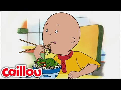 Palillos chinos | Caillou Español Castellano - WildBrain | Caricaturas para niños