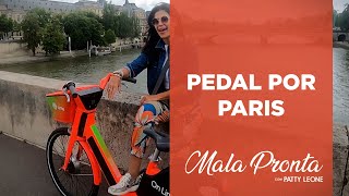 Patty Leone se aventura em um incrível passeio de bike em Paris | MALA PRONTA