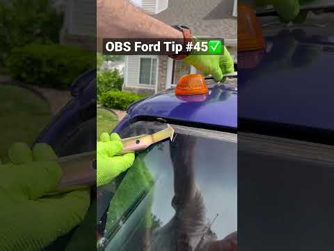 Remove Windshield Trim with This✅