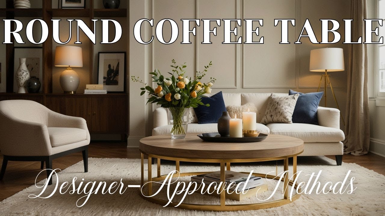 Round Coffee Table: How to Decorate | 5 Designer-Approved Methods