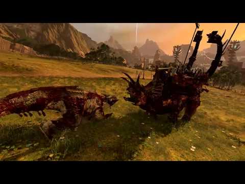 The Thunderous One VS Carnosaur | Total War: Warhammer 2