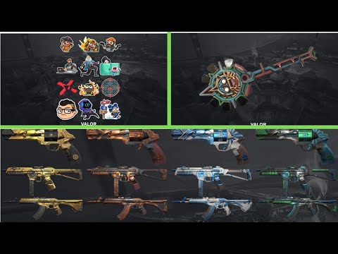 VALORANT  Episode 5 ACT 2 FULL BATTLE PASS #valorantleaks #valorantbattlepass